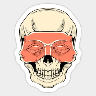 Blind Skull Sticker